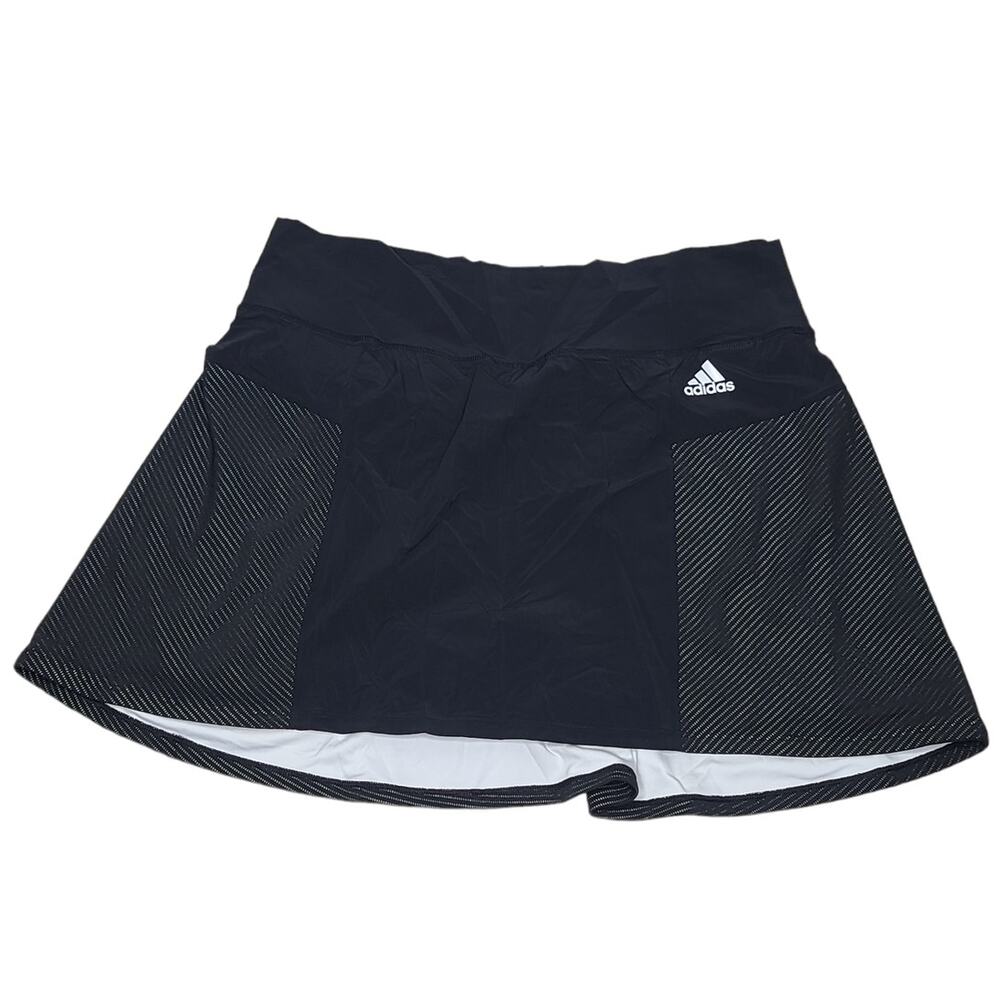 NWT Adidas Heat Rdy UPF50 black athletic golf skort - XL